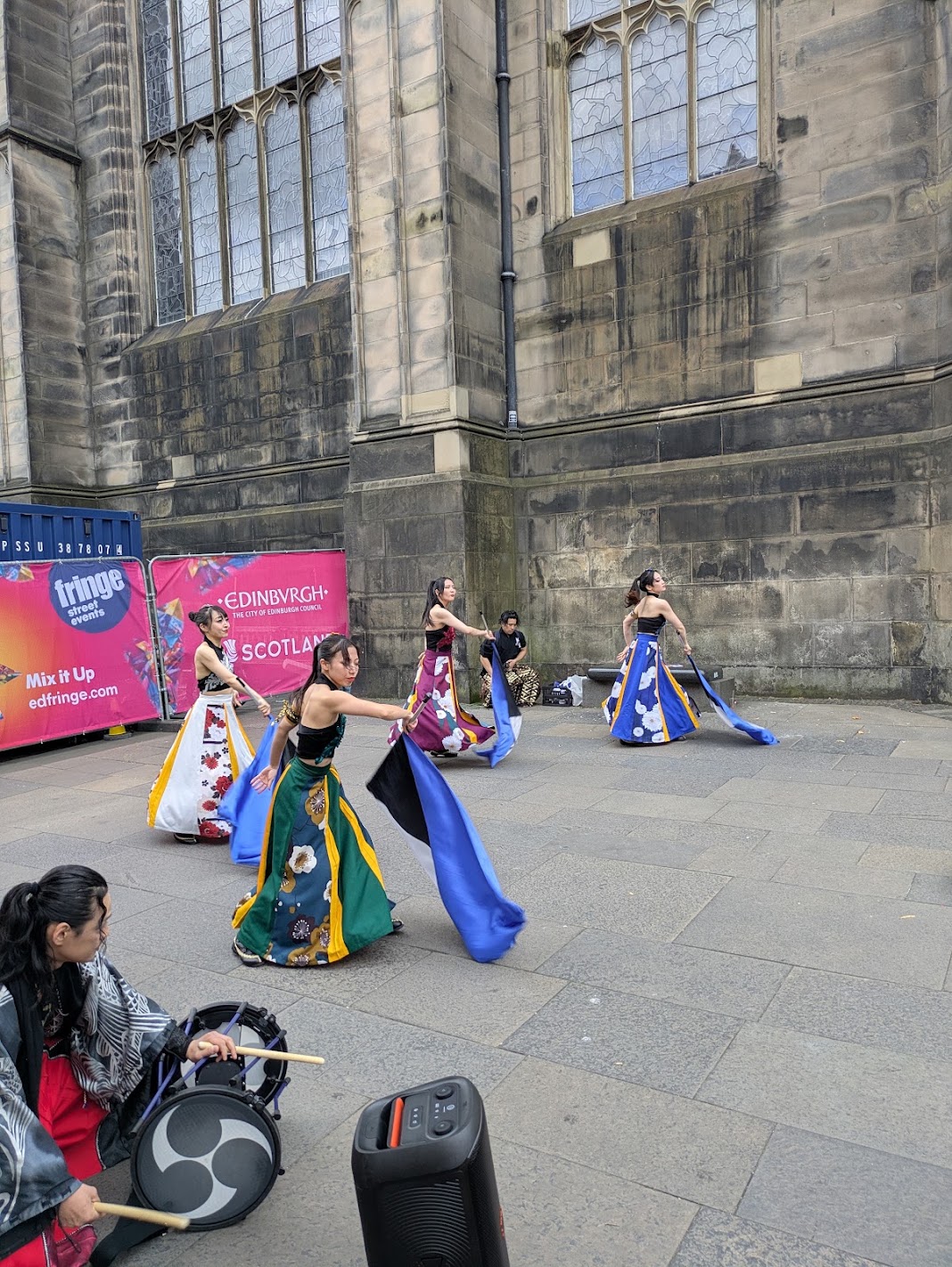 Straatkunst in Edinburgh: Royal Mile, Grassmarket en Fringe Street Events